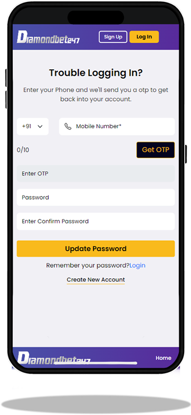diamond 247 forgot password